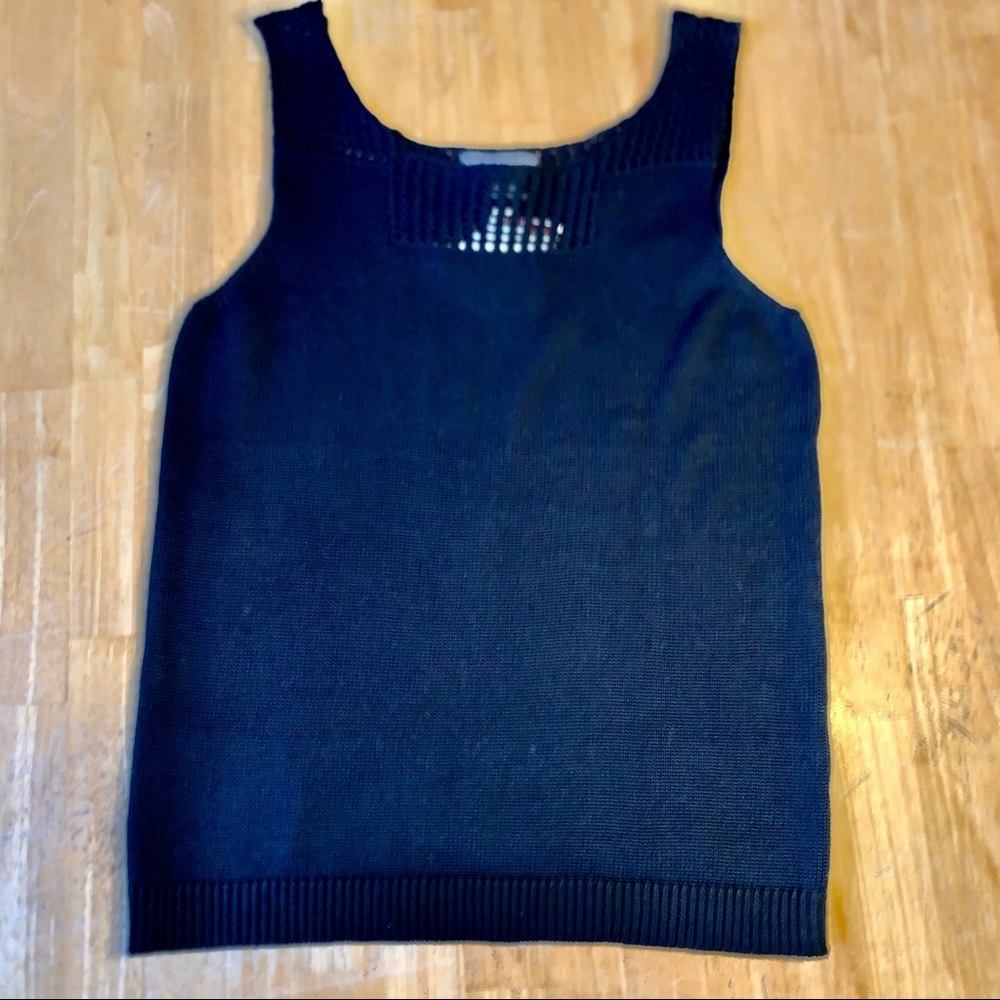 Chelsea & Theodore Crochet Neck Tank
